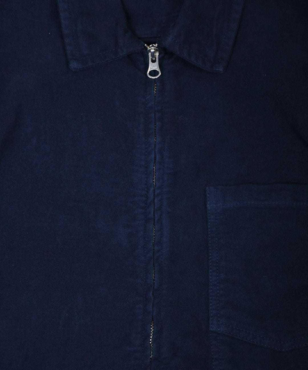 Zip Shacket Moleskin - Navy - Hugo Sthlm