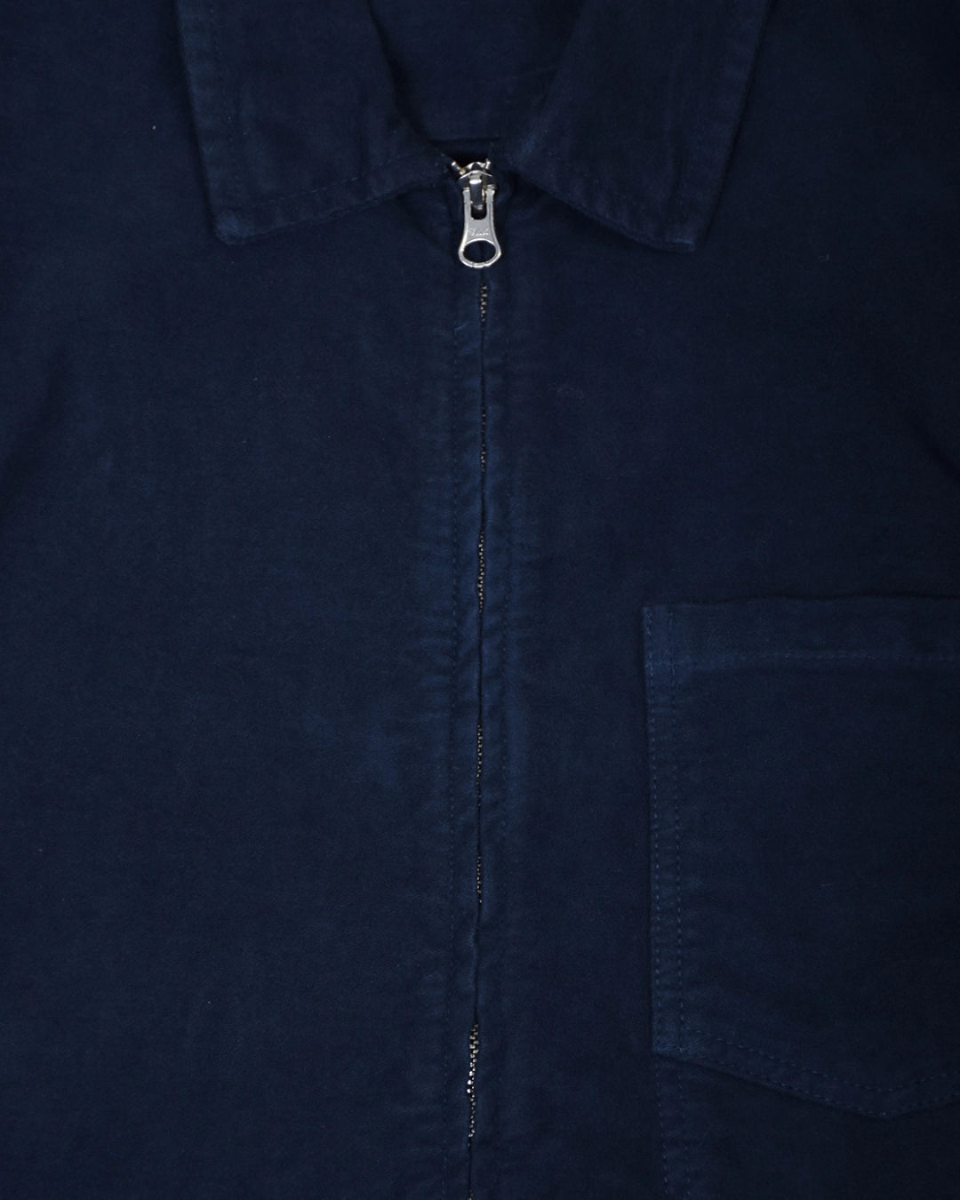 Zip Shacket Moleskin - Navy - Hugo Sthlm