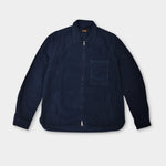 Zip Shacket Moleskin - Navy - Hugo Sthlm