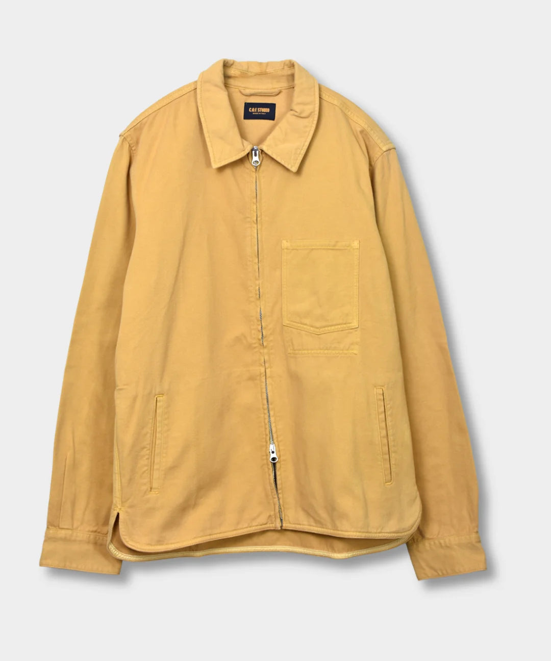 Zip Shacket - Yellow - Hugo Sthlm