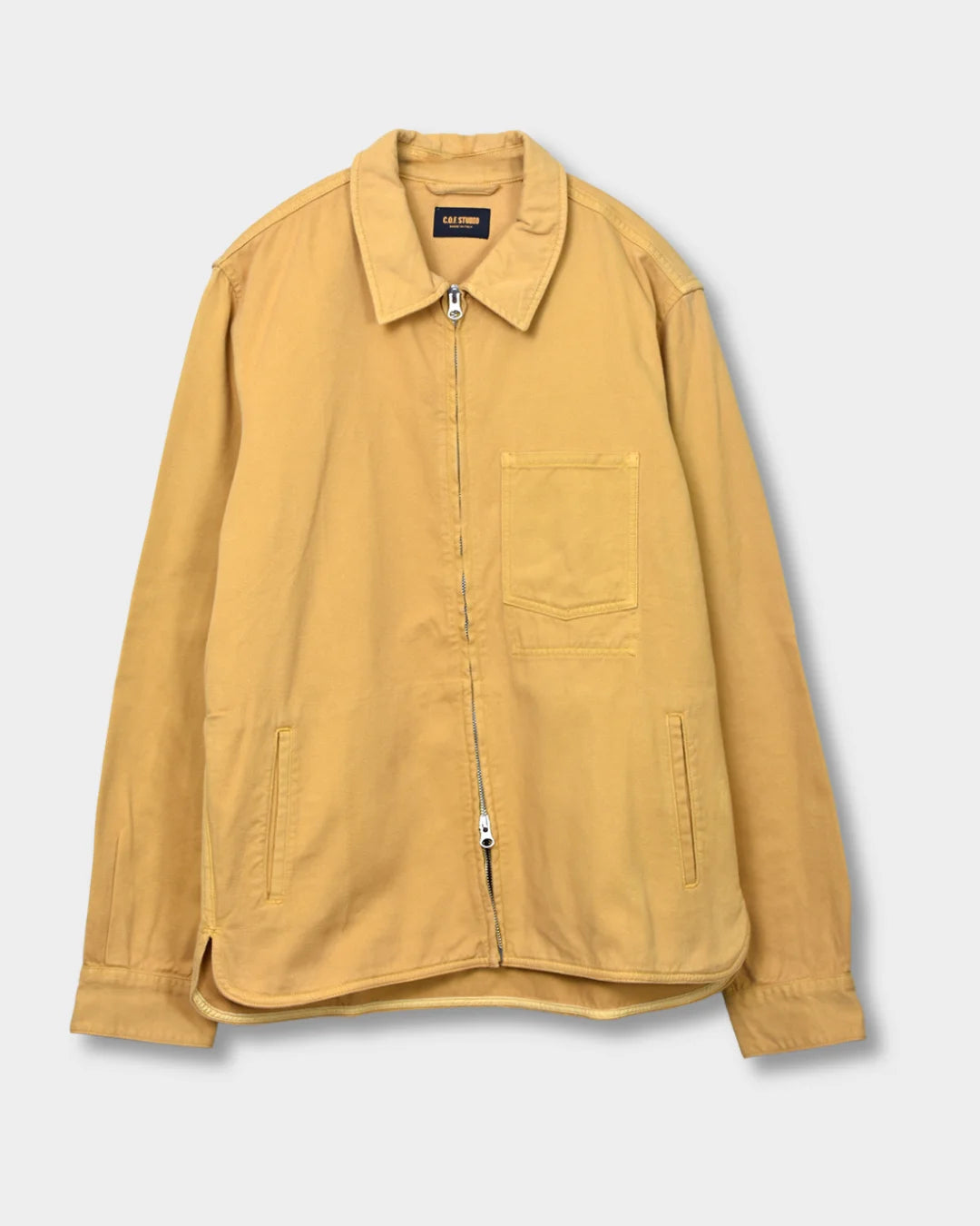 Zip Shacket - Yellow - Hugo Sthlm