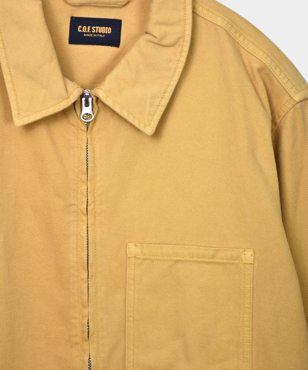 Zip Shacket - Yellow - Hugo Sthlm