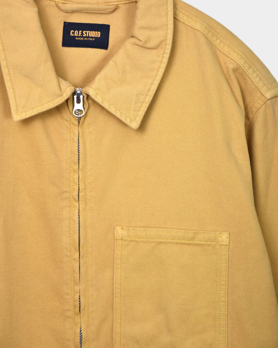 Zip Shacket - Yellow - Hugo Sthlm