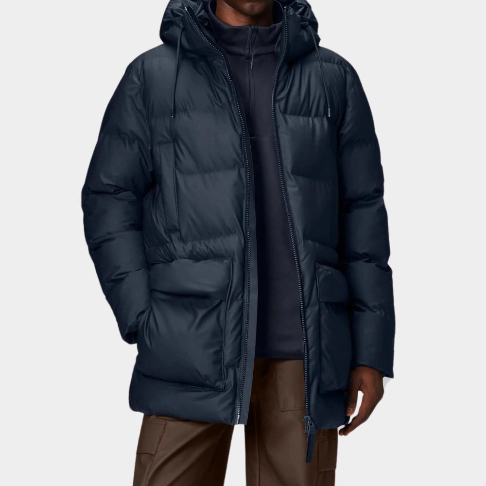 Alta Long Puffer Cargo Jacket W3T4 - Navy - Hugo Sthlm