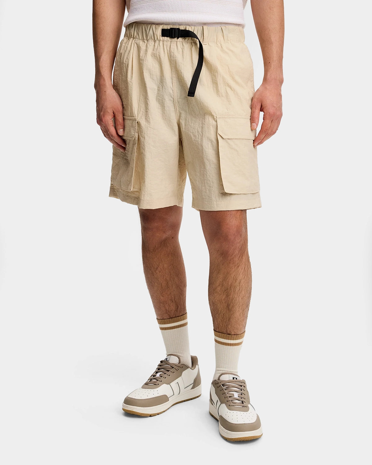 Bobbi Crinkle Shorts - Moonbeam - Hugo Sthlm