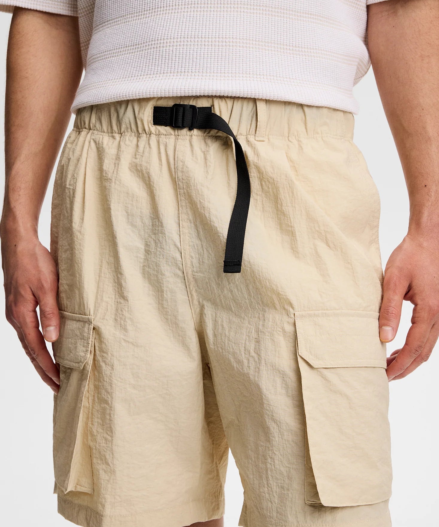 Bobbi Crinkle Shorts - Moonbeam - Hugo Sthlm