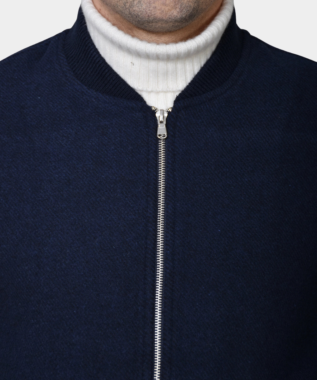 Bomber Jacket Wool/ Blend - Navy - Hugo Sthlm