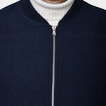 Bomber Jacket Wool/ Blend - Navy - Hugo Sthlm