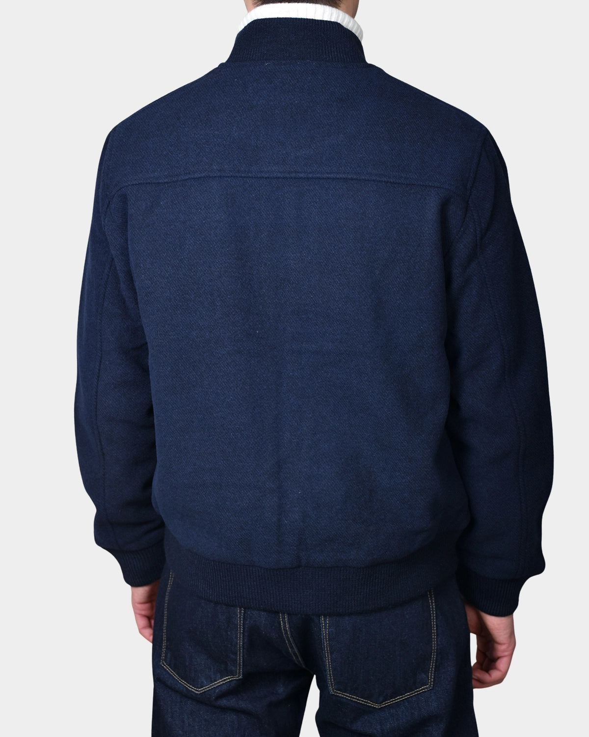 Bomber Jacket Wool/ Blend - Navy - Hugo Sthlm