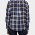 Button Down Cotton Flannel - Pale Blue - Hugo Sthlm