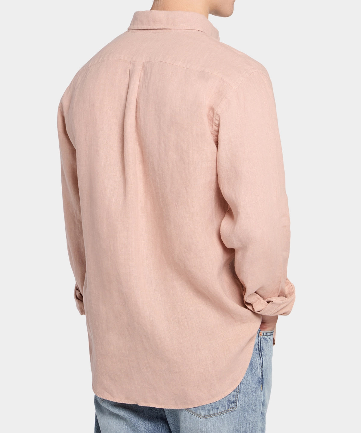 Button Down Pure Linen - Pale Pink - Hugo Sthlm