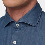 chambray shirt - Blue - Hugo Sthlm