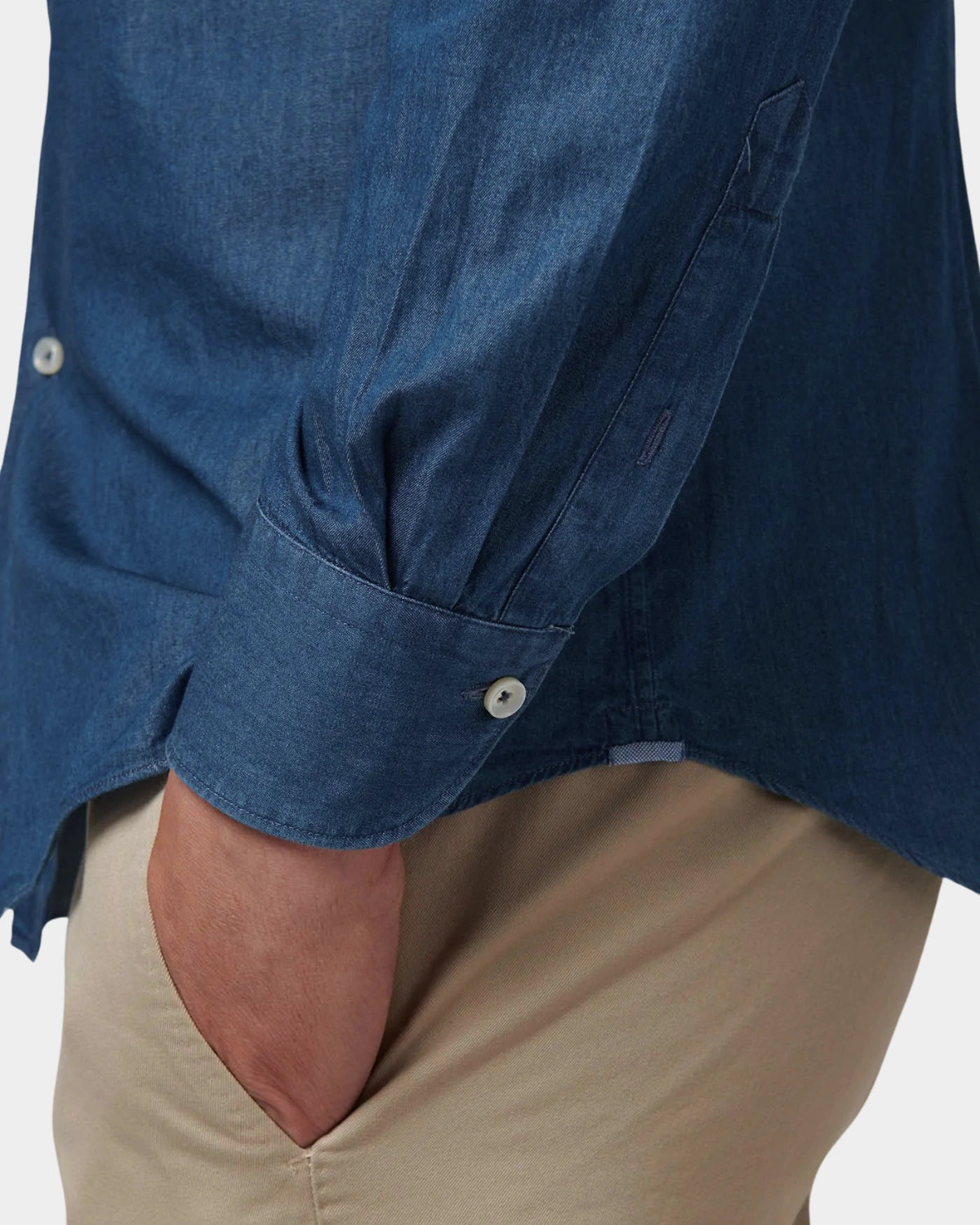 chambray shirt - Blue - Hugo Sthlm