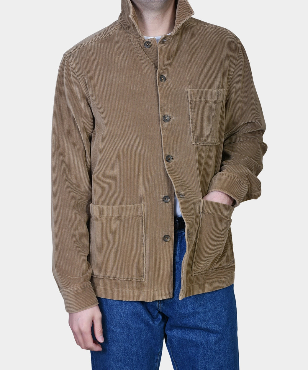 Corduroy Overshirt - Beige - Hugo Sthlm