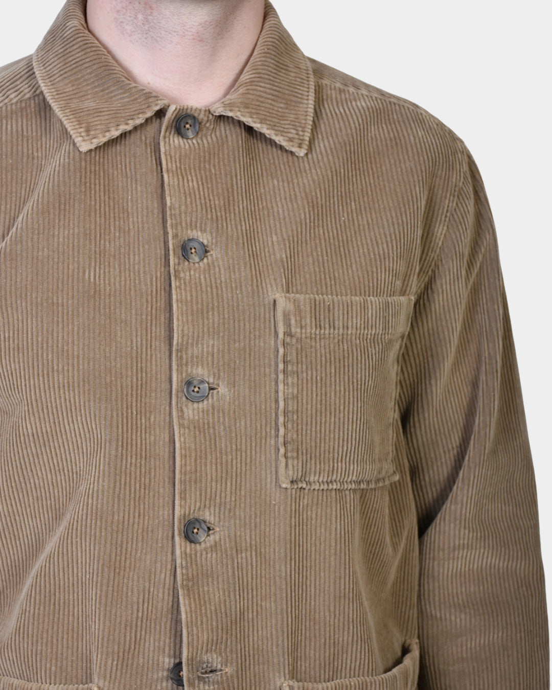 Corduroy Overshirt - Beige - Hugo Sthlm