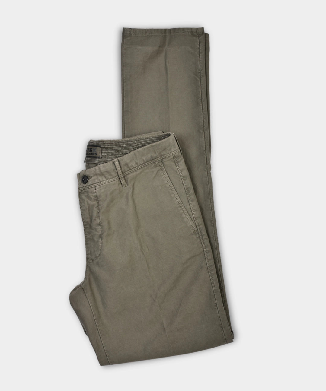 Cotton Slim Fit Trouser - Green - Hugo Sthlm