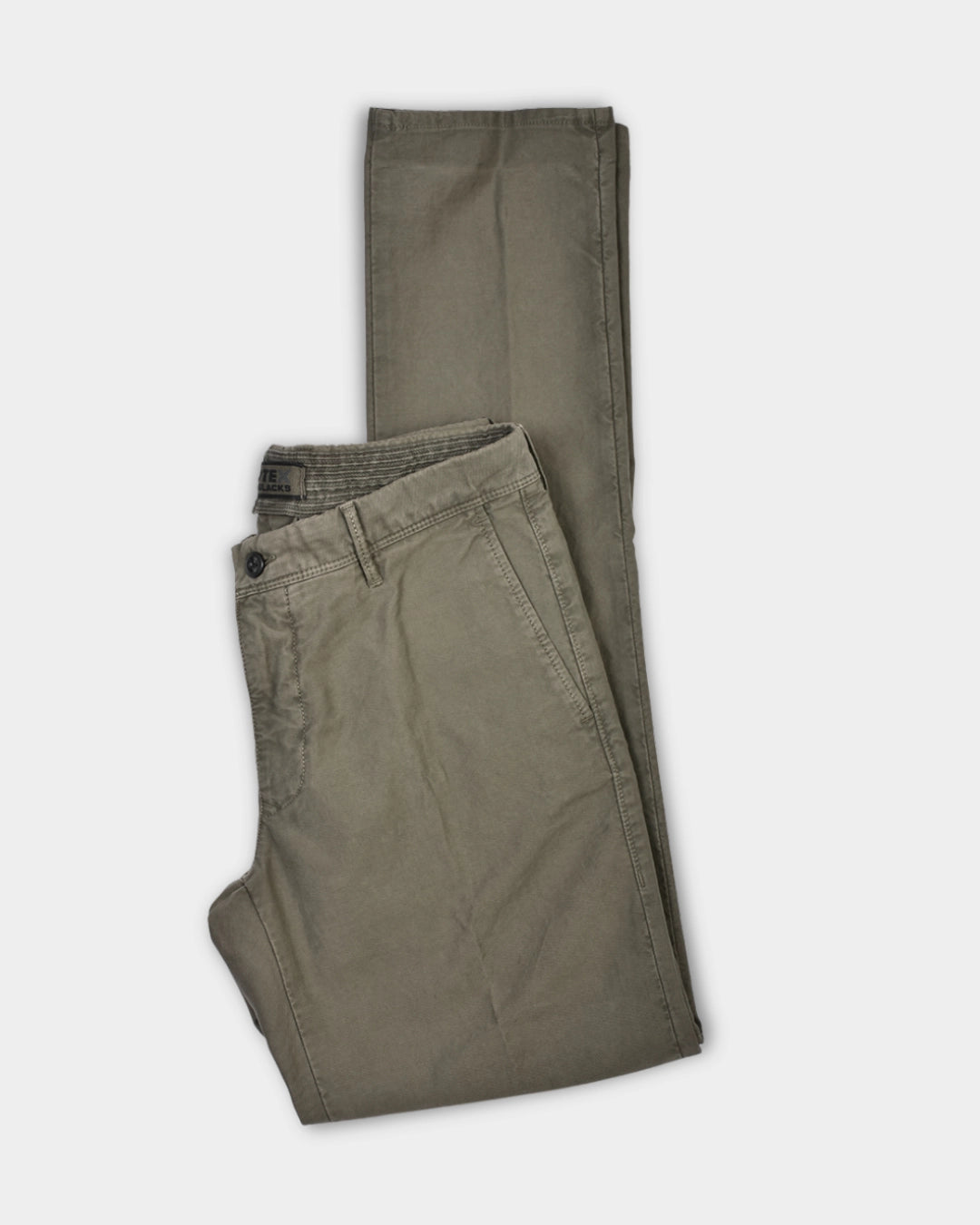 Cotton Slim Fit Trouser - Green - Hugo Sthlm