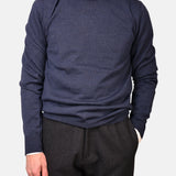 Crewneck 12 GG Merino - Blue - Hugo Sthlm