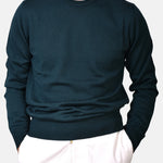 Crewneck 12 GG Merino - Green - Hugo Sthlm