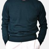 Crewneck 12 GG Merino - Green - Hugo Sthlm