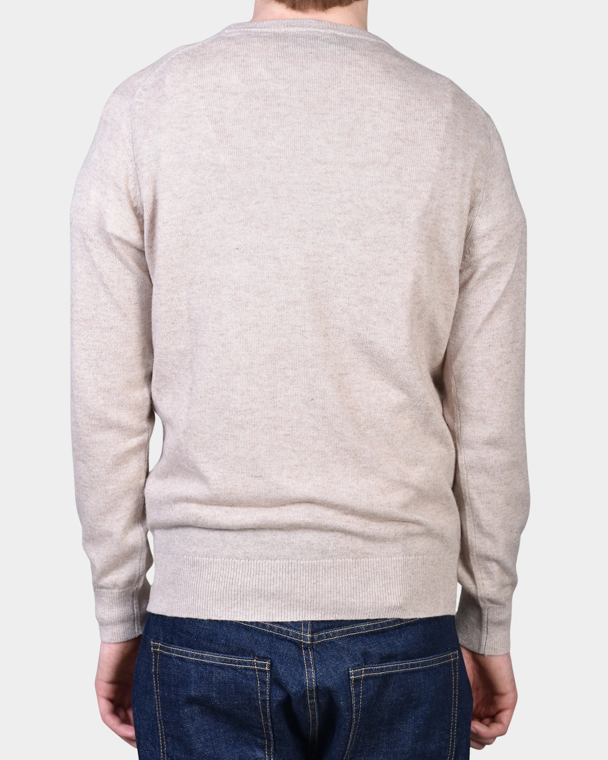Crewneck 12 GG Lambswool - Sand - Hugo Sthlm