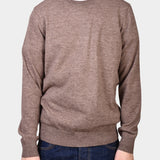 Crewneck 12 GG Lambswool - Brown - Hugo Sthlm