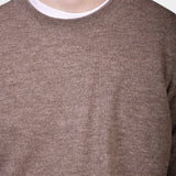 Crewneck 12 GG Lambswool - Brown - Hugo Sthlm