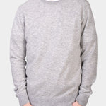 Crewneck 12 GG Lambswool - Grey - Hugo Sthlm