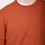 Crewneck 12 GG Lambswool - Orange - Hugo Sthlm