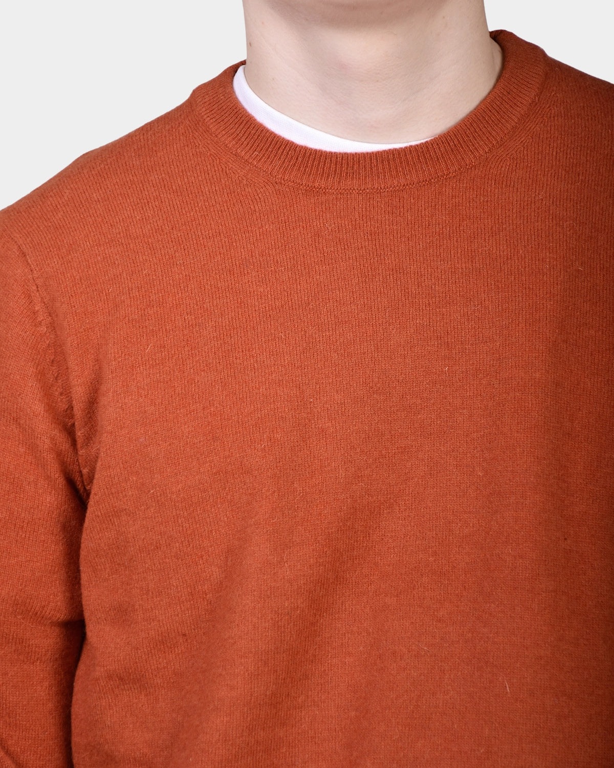 Crewneck 12 GG Lambswool - Orange - Hugo Sthlm
