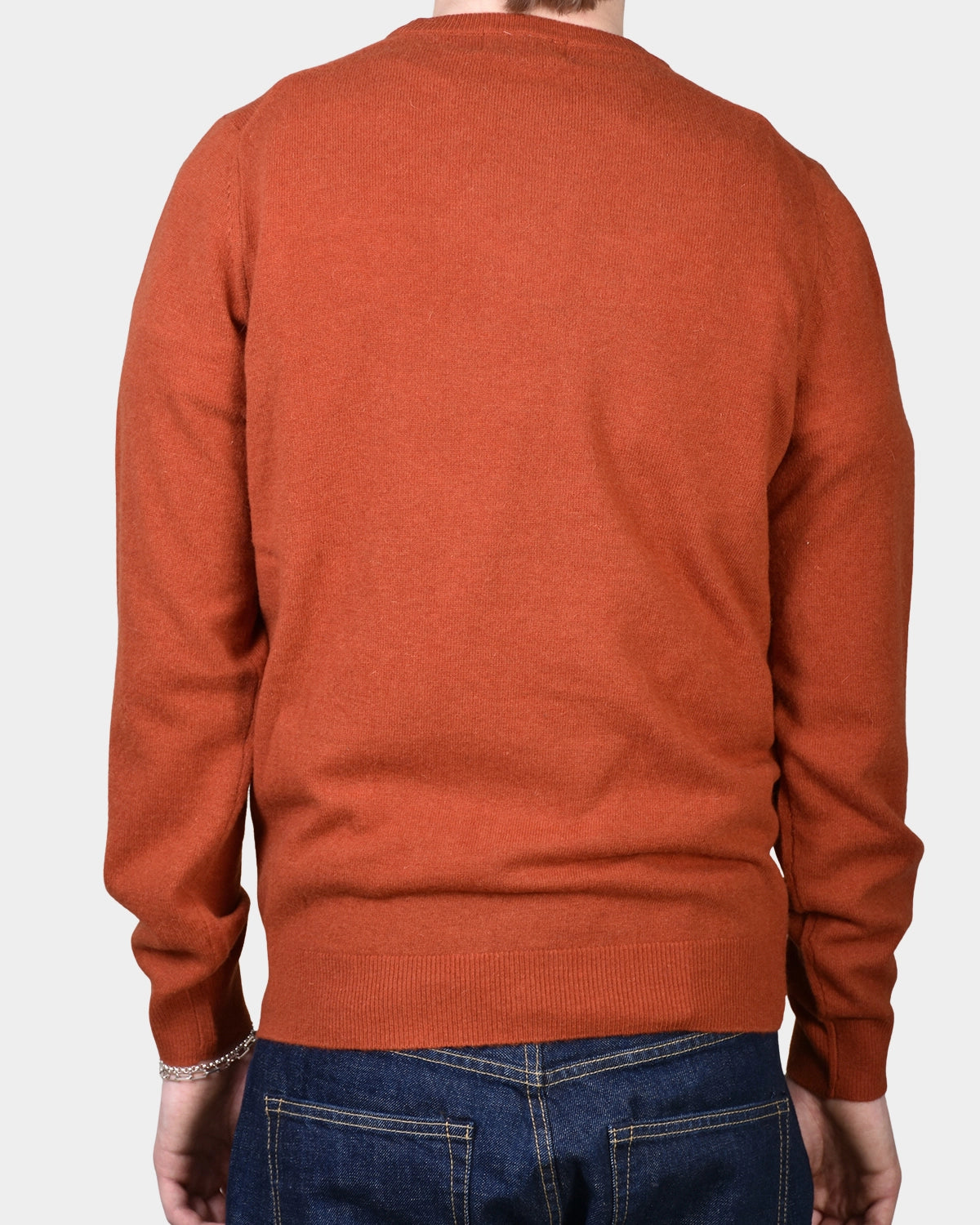 Crewneck 12 GG Lambswool - Orange - Hugo Sthlm