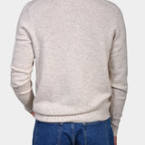 Crewneck 70/30 Wool Cashmere - Beige