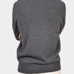 Crew Neck 70/30 Wool/Cashmere - Grey - Hugo Sthlm