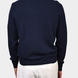 Crewneck 70/30 Wool Cashmere - Navy