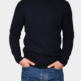 Crewneck Cashmere Blend - Navy - Hugo Sthlm