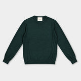 Crewneck Cashmere Silk 18 GG - Green