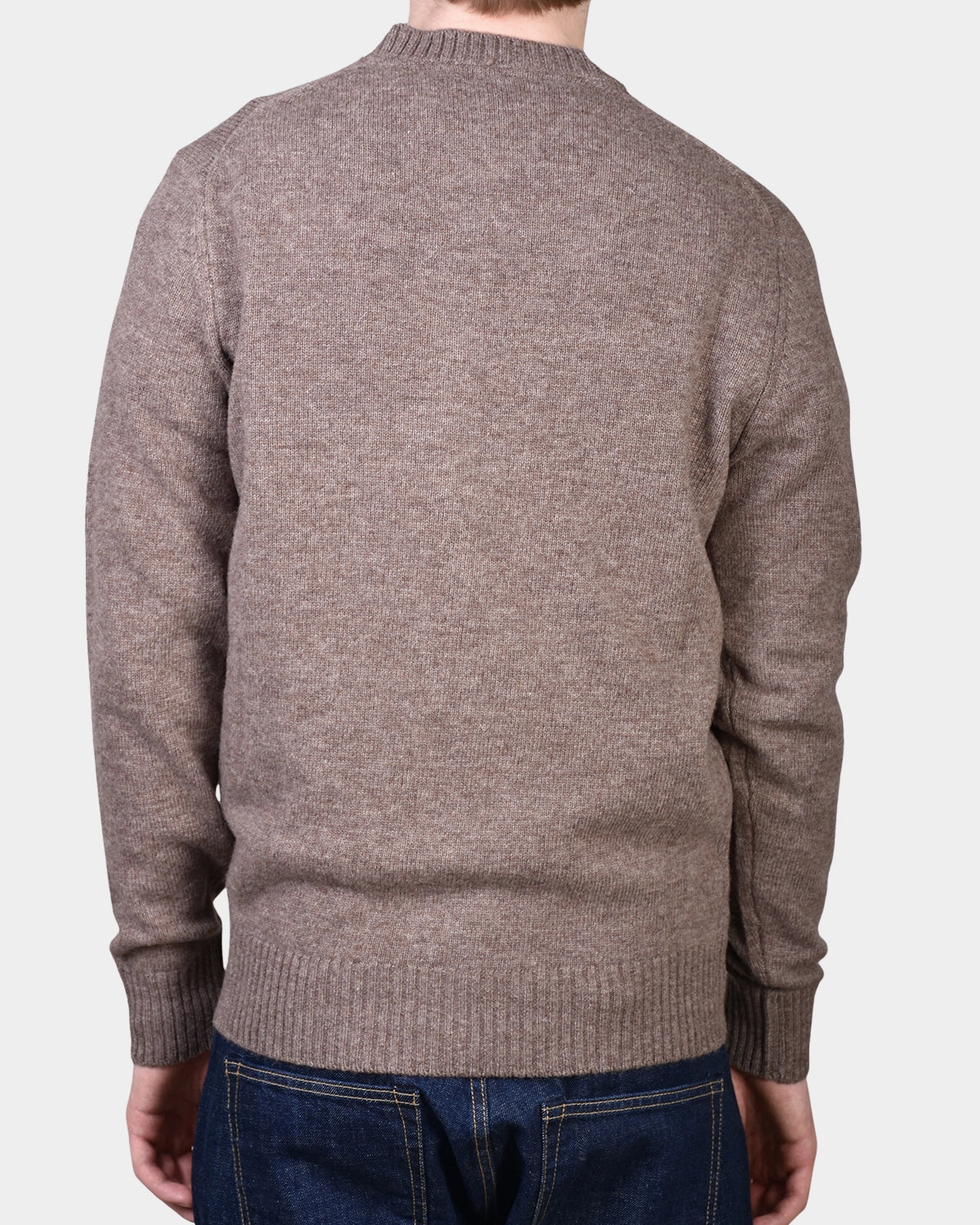 Crewneck Lambswool 7 GG - Brown - Hugo Sthlm