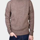 Crewneck Lambswool 7 GG - Brown - Hugo Sthlm