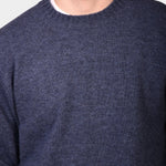 Crewneck Lambswool 7 GG - Denim - Hugo Sthlm