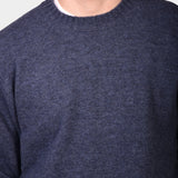 Crewneck Lambswool 7 GG - Denim - Hugo Sthlm