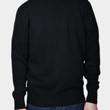 Crewneck Lambswool 7 GG - Black - Hugo Sthlm