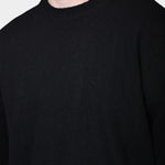 Crewneck Lambswool 7 GG - Black - Hugo Sthlm