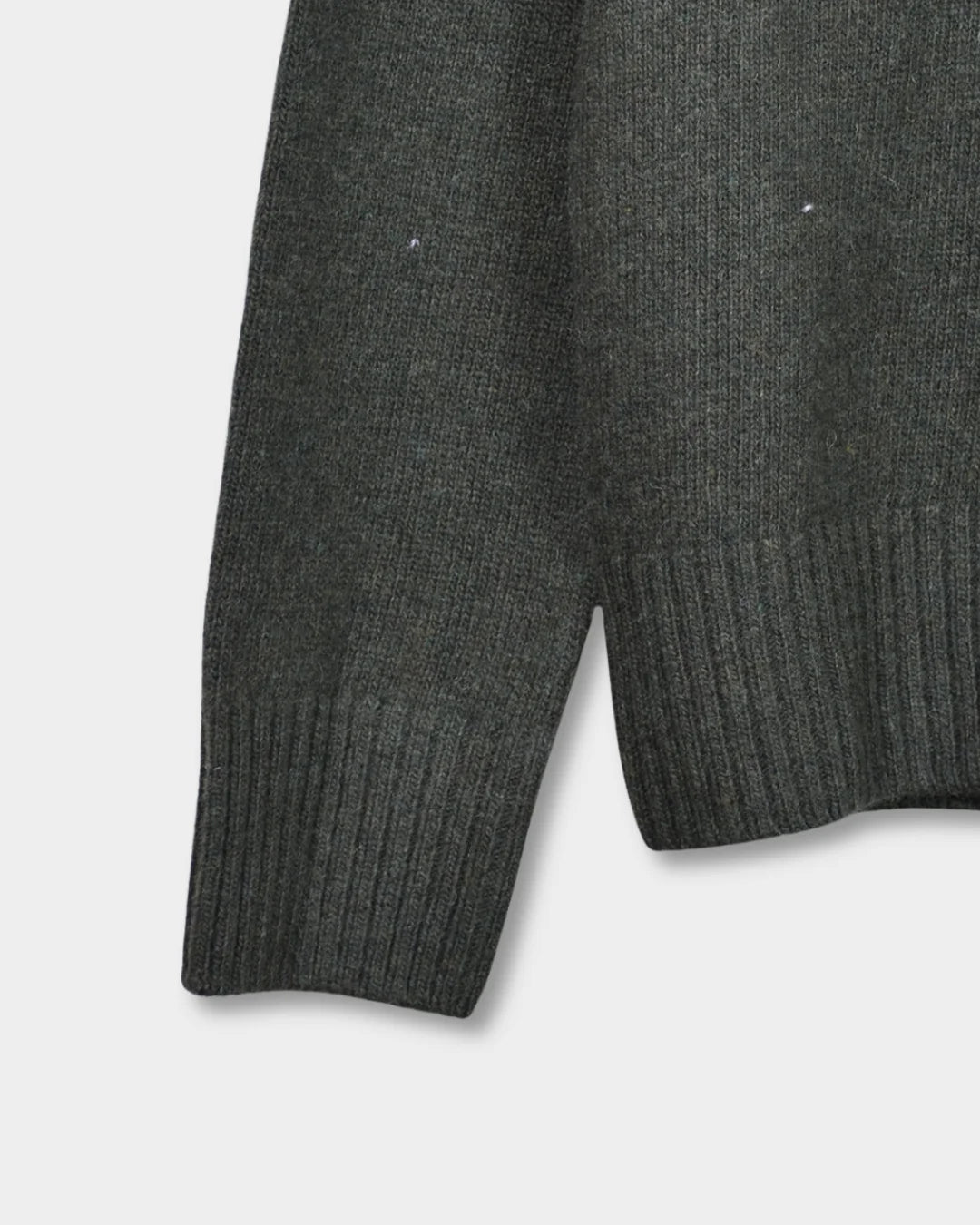 Crewneck Lambswool 7 GG - Forest Green - Hugo Sthlm