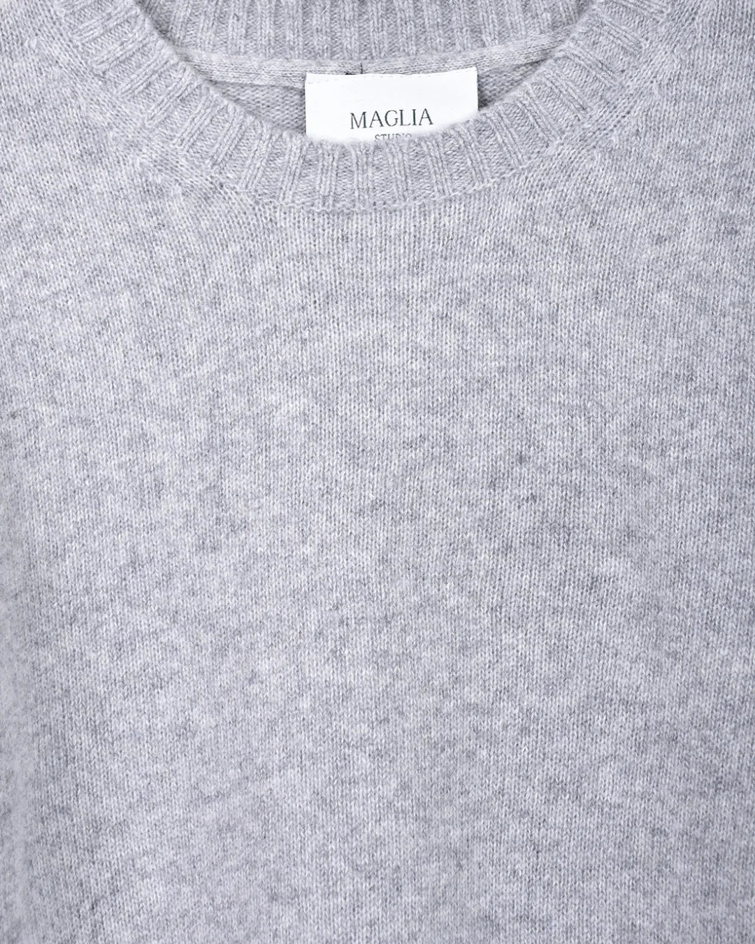 Crewneck Lambswool 7 GG - Grey - Hugo Sthlm