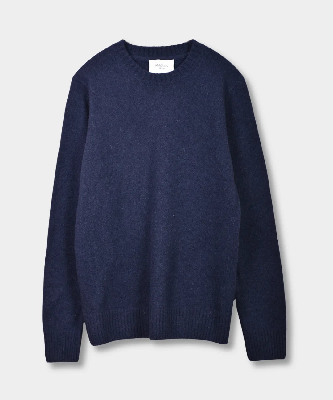 Crewneck Lambswool 7 GG - Navy - Hugo Sthlm