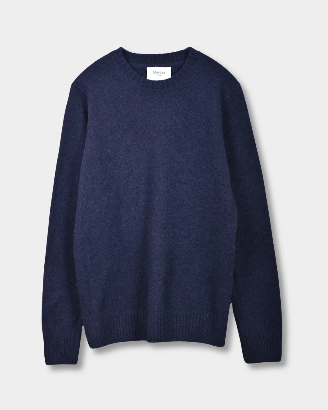 Crewneck Lambswool 7 GG - Navy - Hugo Sthlm