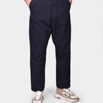 Double Pleated Trouser Structure - Navy - Hugo Sthlm