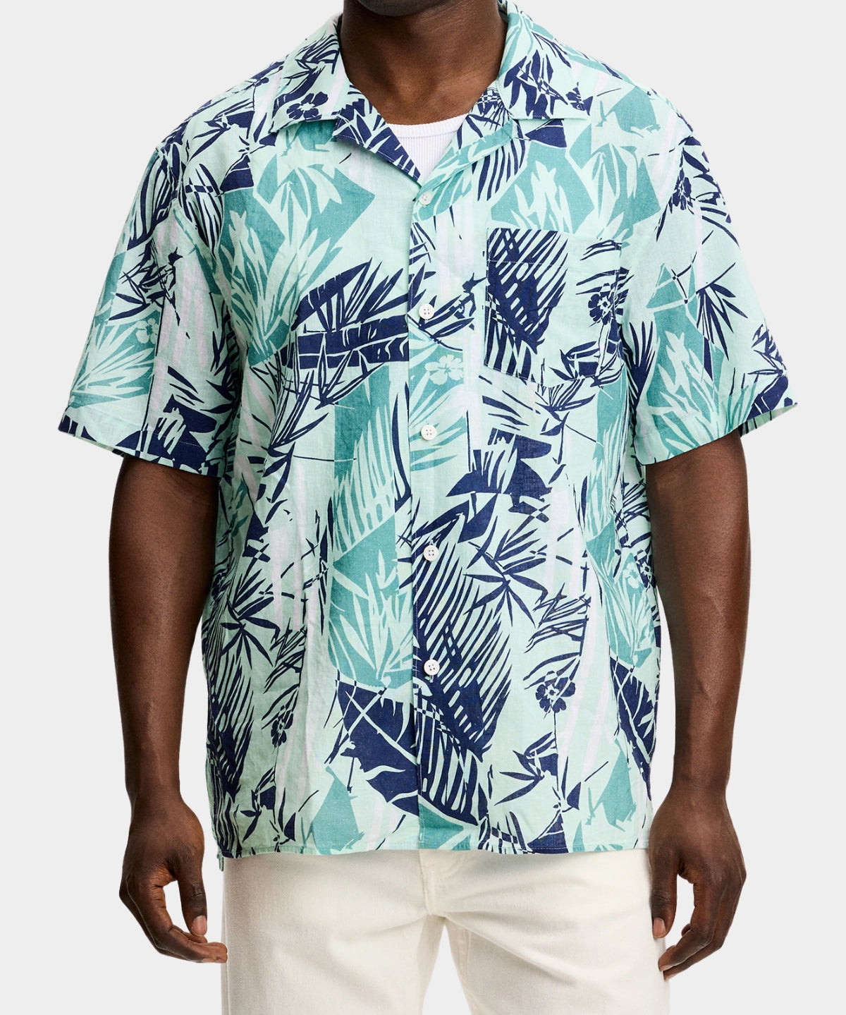Elio Growe Bay Resort Shirt - Grove Blue L - Hugo Sthlm