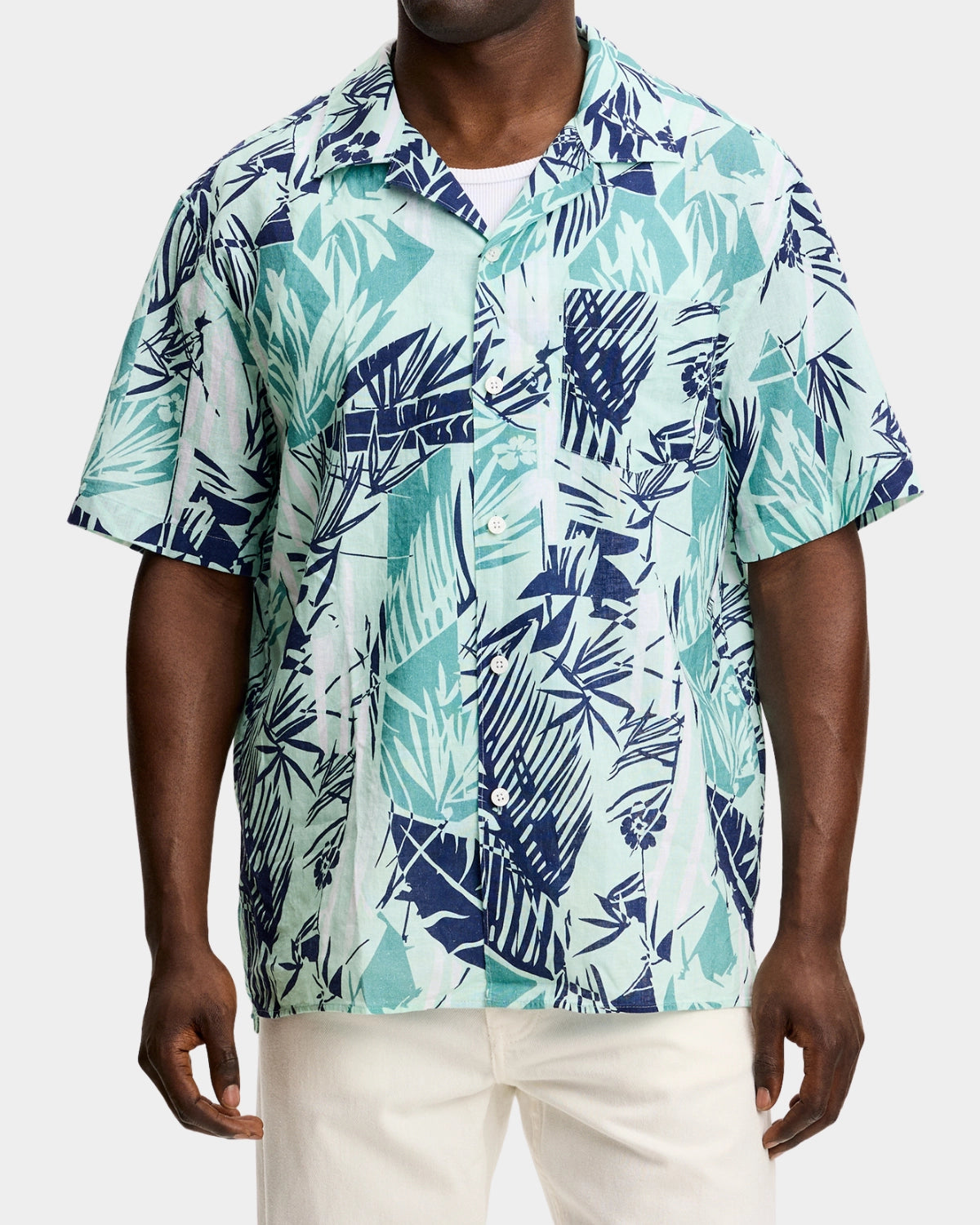 Elio Growe Bay Resort Shirt - Grove Blue L - Hugo Sthlm