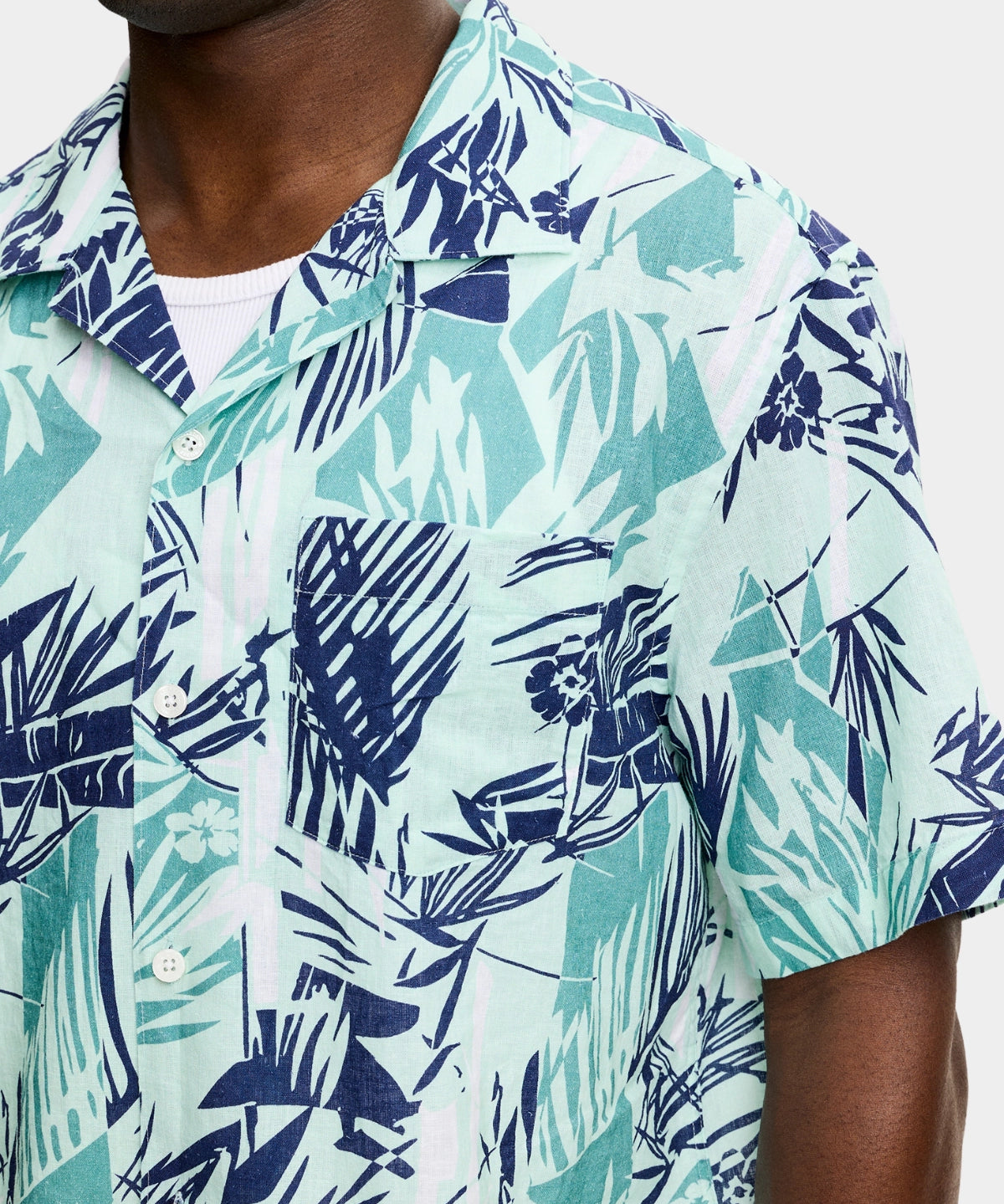 Elio Growe Bay Resort Shirt - Grove Blue L - Hugo Sthlm